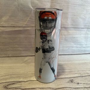 20oz skinny tumbler - Joe Burrow design - Never used